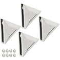 thumbnail image 2 of Metal Decoration Buttons,4 Sets Metal Triangle Jeans Metal Decoration Triangle Decoration Accessories Solid Performance, 2 of 14