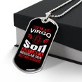thumbnail image 3 of Virgo Son Dog Tag - Graphic Military Dog Tag Necklace (Optional Personalized Engraving), 3 of 5