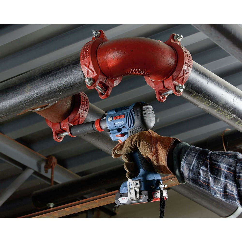 Bosch GDX18V-1600B12 18V Freak Lithium-Ion 1/4 in. and 1/2 in. Cordless Two-In-One Bit/Socket Impact Driver Kit (2 Ah)