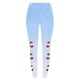 thumbnail image 3 of Gibobby leggings gluteos deportivo Leggings de yoga ajustados con estampado navideño de gradiente para mujer (Aqua, L), 3 of 5