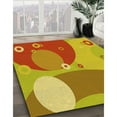 thumbnail image 3 of Ahgly Company Machine Washable Indoor Rectangle Transitional Orange Red Orange Area Rugs, 4' x 6', 3 of 7