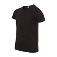 thumbnail image 1 of T-Shirt à Manches Courtes Col Rond pour Jeunes - Tri-Mélange Noir Charbon - Petit, 1 of 1