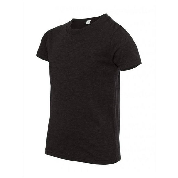 T-Shirt Manches Courtes en Jersey - Noir Tri-Mélange - Moyen