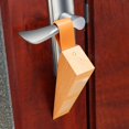 thumbnail image 4 of Tope de puerta de madera, cuñas de puerta antideslizantes de madera maciza, cuña de tope de puerta resistente y duradera, tope de puerta apto para puerta, 4 of 5