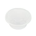thumbnail image 2 of Restaurantware-Asporto 32 Ounce To Go Boxes, 50 Microwavable Take Out Food Containers - Clear Plastic Lids Included, Do Not Contain BPA, White Plastic Catering Food Containers, Disposable, Round, 2 of 10