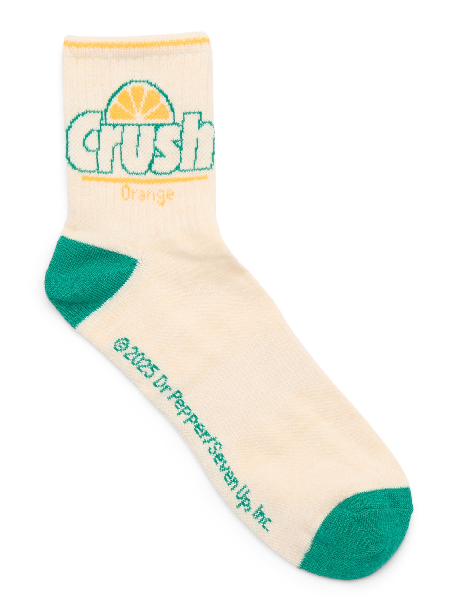 Soda Brands Men's Quarter Crew Ankle Socks, 6-Pack, Shoe Sizes 8-12