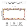 thumbnail image 6 of Cute Daisies on Pink License Plate Frames for Women Men Car Plate Holder Cover Metal Tag Aluminum Car Accessories Front Rear Plate Decor, 6 of 6
