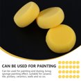 thumbnail image 2 of 1 Ensemble 24 Pcs Éponges Rondes pour Artistes Aquarelle (Jaune), 2 of 7