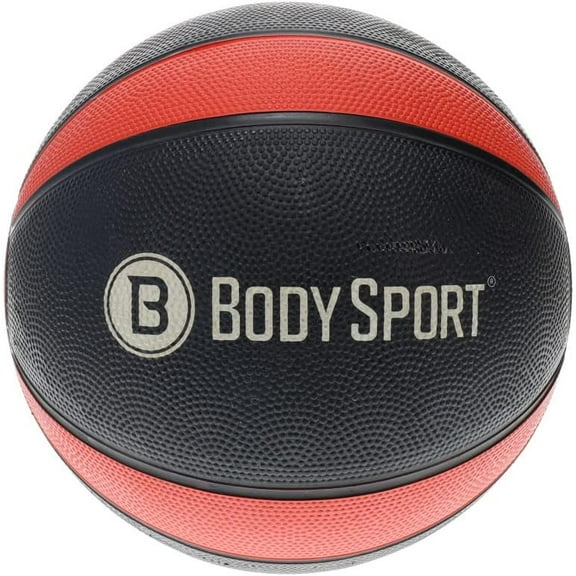 Body Sport Medicine Ball – Weighted Exercise Ball – at-Home Gym Equipment – Fitness Workout Ball – Cardio & Torso Strength Training