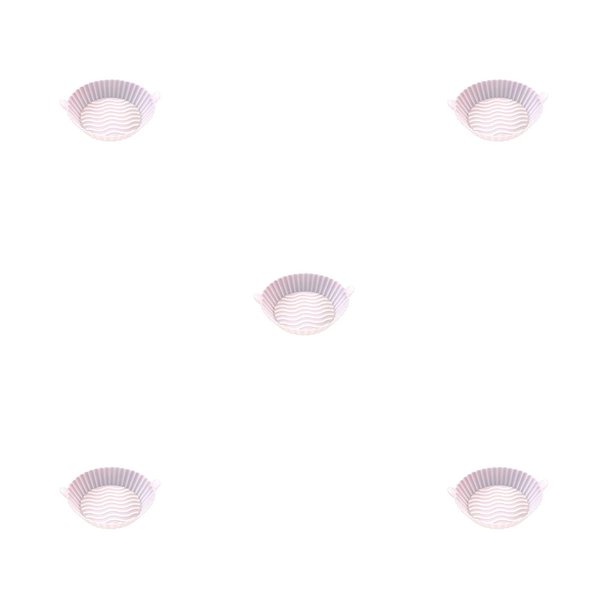 Billuyoard Olla para freidora de aire, reutilizable, antiadherente, resistente al calor, para cocinar verduras, cesta para hornear, reemplazo del Transparente 5Conjunto