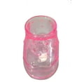 thumbnail image 2 of 24 Clear Pink Plastic Baby Booties for Baby Shower Favors, and Decorations, 2 of 3