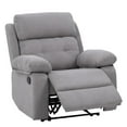 thumbnail image 4 of CorLiving Oren Manual Soft High Quality Fabric Upholstered Indoor Recliner, 4 of 9