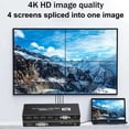 thumbnail image 3 of 4K 2x2 Video Wall Controller Matrix HDMI/DVI Input 1080P 60Hz Multi Screen Stitching Processor Splicer  1X2 1X4 1X3 2X1 3x1 4X1, 3 of 12