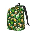 thumbnail image 2 of Balery St Patrick's Day10 Vintage Canvas Backpack for Men and Women - Large Capacity, Durable Travel Laptop Bag for School, Work, Hiking, and Outdoor Activities, 2 of 7