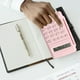 thumbnail image 5 of Calculator Small And Portable Student Use 8 Bit Flip Top Palm Sized Calculator In Macaron Color Scheme, 5 of 6