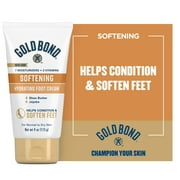 Gold Bond Foot Cream, Softening, 4oz Tube