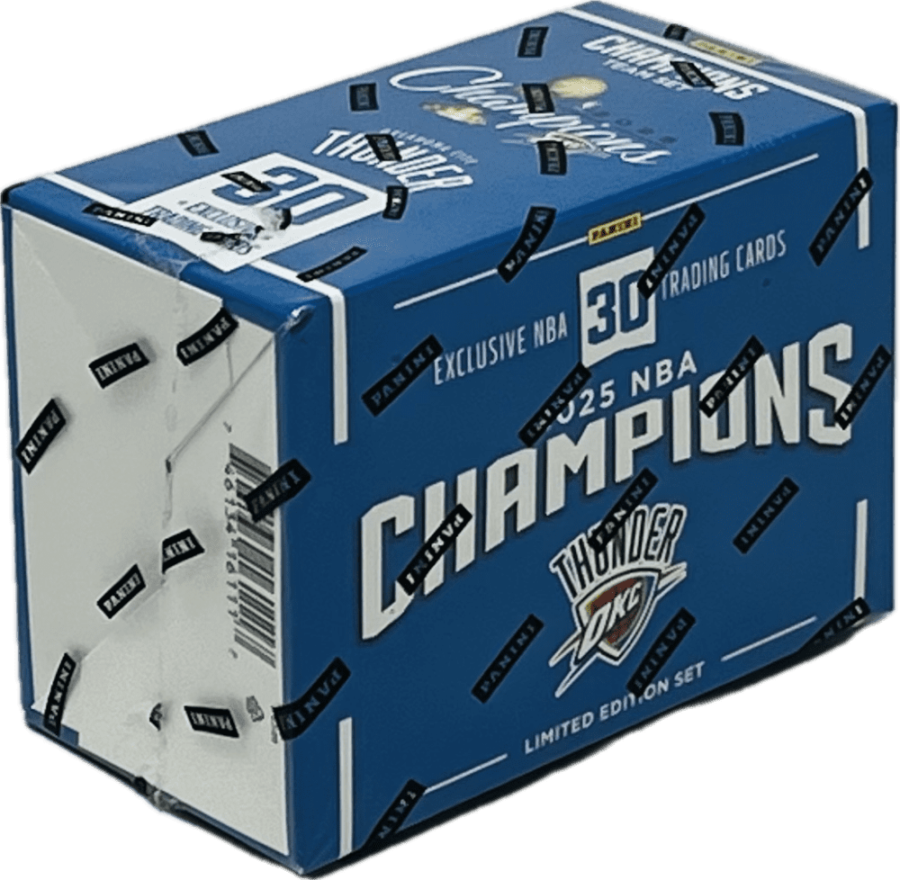 2025 NBA Champions Oklahoma City Thunder Trading Card BLASTER Box
