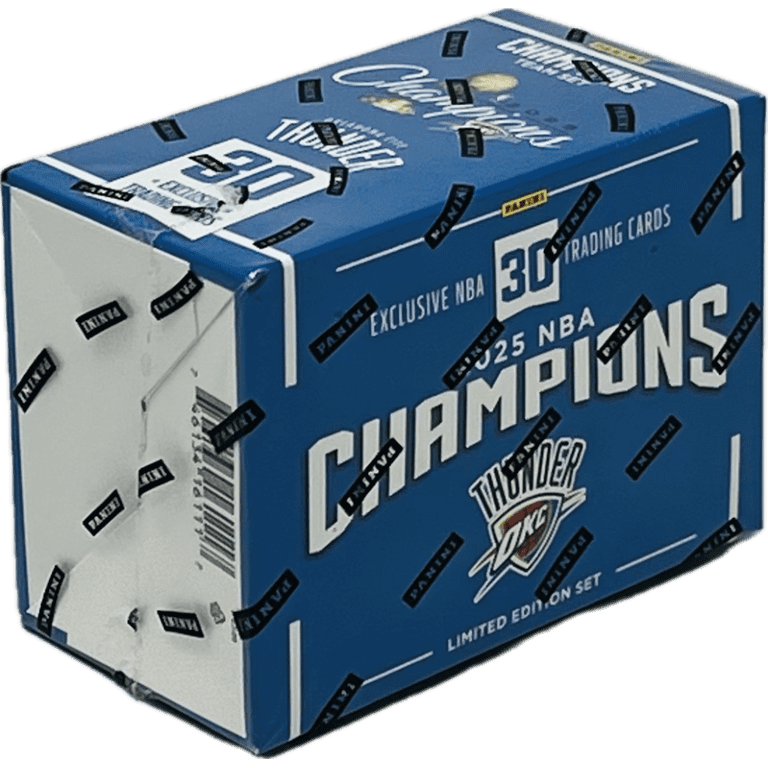 2025 Panini Instant Oklahoma City Thunder NBA Champions Blaster Box 2025 Panini Instant Oklahoma City Thunder NBA Champions Blaster Box