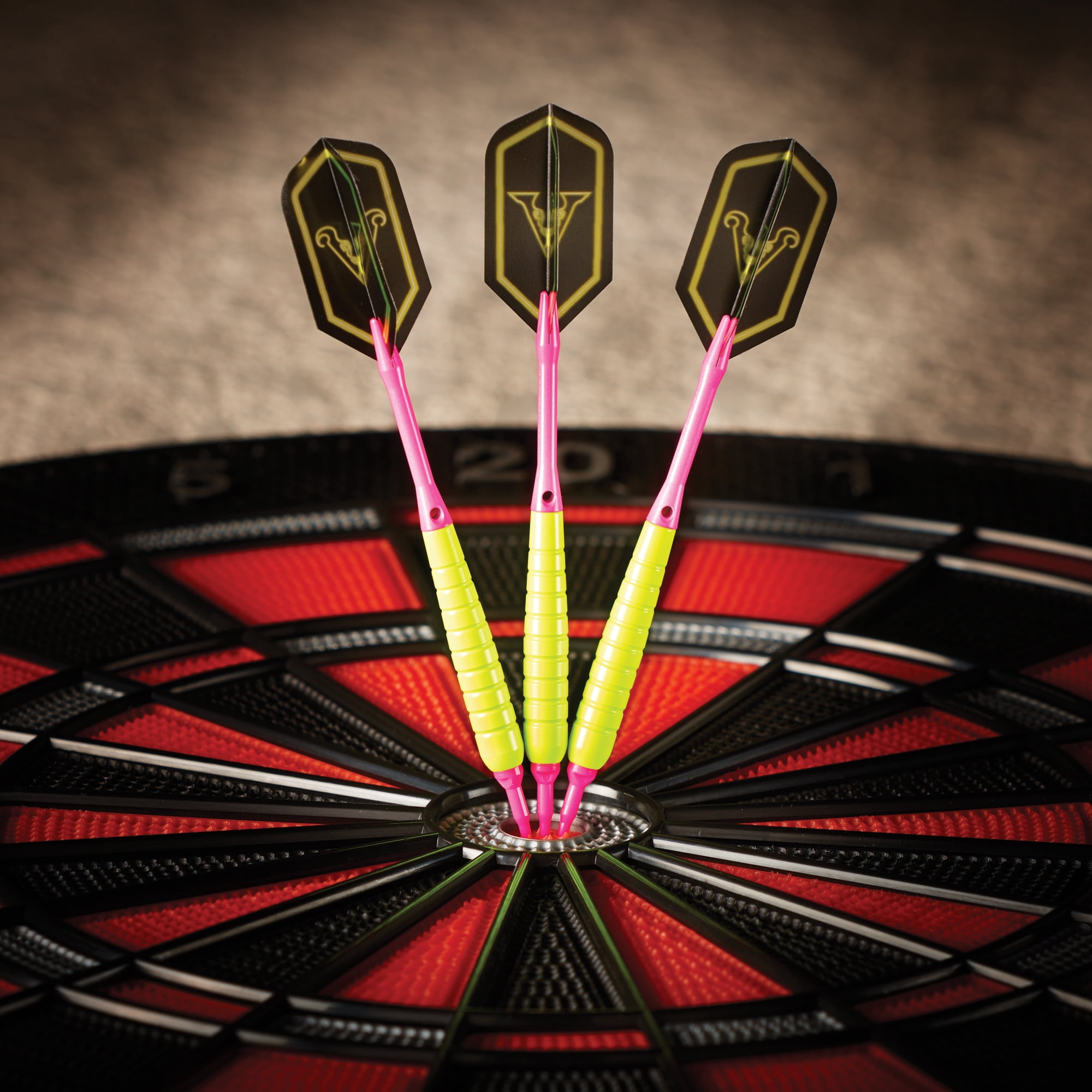 Viper V Glo 18 g Grooved Brass Barrel Soft-Tip Darts - 3-Pack Size: 18 Grams