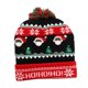 thumbnail image 5 of Gorro navideño de punto para niños y suéter, gorro informal para la nieve, gorro de invierno. Negro, 5 of 9