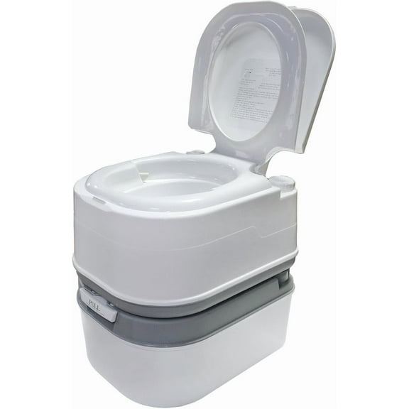 XKMT- Portable Toilet 24L 6 Gallon Flush Travel Camping Outdoor/Indoor Commode Potty [P/N: ET-TOILET002-24L]