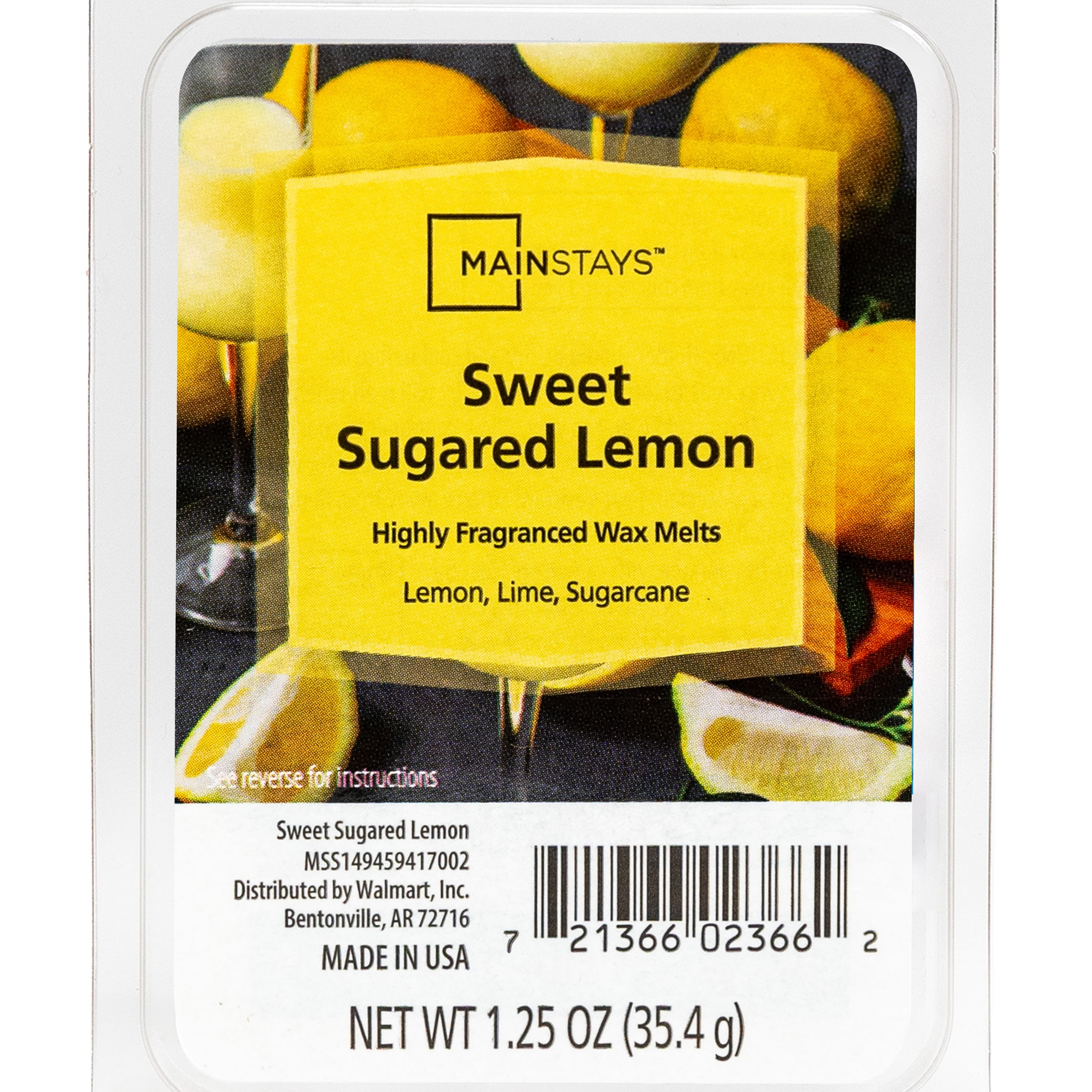 Sweet Tea Soy Wax Melts - Lemon Tea Wax Cubes - Louisiana Scented