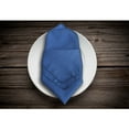 thumbnail image 4 of Ultimate Textile (1 Dozen) Faux Burlap - Havana 17 x 17-Inch Napkins - Basket Weave, Royal Blue, 4 of 4