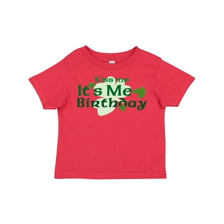 

Inktastic Kiss Me Irish Birthday Gift Toddler Boy or Toddler Girl T-Shirt