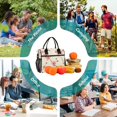 thumbnail image 6 of ALAZA Cherry Flower Branch Insulated Lunch Bag Reusable Tote Box Adjustable Shoulder Strap for Work Picnic, 6 of 6