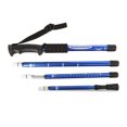 thumbnail image 4 of Polo de trekking Ajustable Ajustable Pista de excursionismo Senderismo Bastones de aleación de aluminio Montañismo Escalada Muletas Azul Advancent OD003554-03, 4 of 7