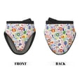 thumbnail image 2 of Pofeuu Retro Musi Disco Print Thickened Mini Silicone Oven Mitts Heat Resistant, Rubber Oven Mitt Gloves, Finger Pinch Grips, Pot Holder, Silicone Potholder, 2 of 7