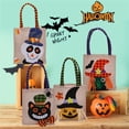 thumbnail image 2 of PVCS Halloween Linen Children’s Party Dress Up Linen Candy Bag Begging Candy Gift Bag Props, 2 of 6