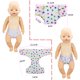 thumbnail image 4 of Ropa para muñecas de 18 pulgadas para niñas, pañales de tela para niñas americanas, vestido de juguete, accesorios para muñecas, fácil de usar, 4 of 6