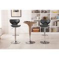 thumbnail image 2 of Faux Leather Upholstery / Indoor and Outdoor Decor / Adjustable Height Stools, 2 of 4