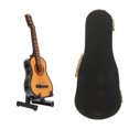 thumbnail image 6 of HORIALENCE 1 Set Miniature Guitar Model Assorted Color Wood Copper Plastic Synthetic Material Home Decoration Office, 6 of 8