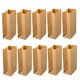 thumbnail image 5 of WASHWEPE 100Ud Bolsas De Papel Kraft Para Alimentos Con Cuadrado Color Chocolate Sin Olor Ni, 5 of 8
