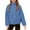 Blue, variant on CCRFTGI Girls Jackets Size 10-12 Fleece Sherpa Zip Up Outwear Coat Soft Fall Winter Jacket Teddy Coat Hooded with Pockets Gray 3-4Y