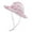 B, variant on WOYY Girls Foldable UPF 50 Beach Sun Hat Wide Brim Breathable Adjustable Bucket Hat