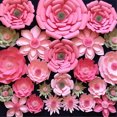 thumbnail image 3 of 2Pcs Handmade Giant Paper Rose Flower 20cm/7.87'' DIY Backdrop Wall Wedding Party Decor, 3 of 9