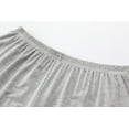 thumbnail image 4 of ERkkoi Pajama Shorts Women Summer Lounge Shorts Solid Ruffle Elastic Waist Pyjama Mid-Length Sleep Shorts Women Pj Bottoms Grey M, 4 of 8