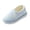 Blue, variant on Willtoo Women Cozy Lined Closed Back Floral Slippers Daisy Embroidered Warm Indoor Shoes Soft Non Slip Winter House Slippers