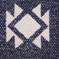 thumbnail image 6 of Laddha Home Designs Handwoven Southwestern Tribal Cotton Lumbar Pillow Cover - 36" - Blue and White, 6 of 8