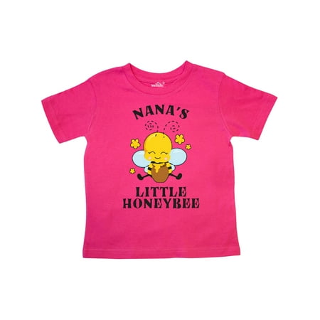 

Inktastic Cute Bee Nana s Little Honeybee with Stars Gift Toddler Boy or Toddler Girl T-Shirt
