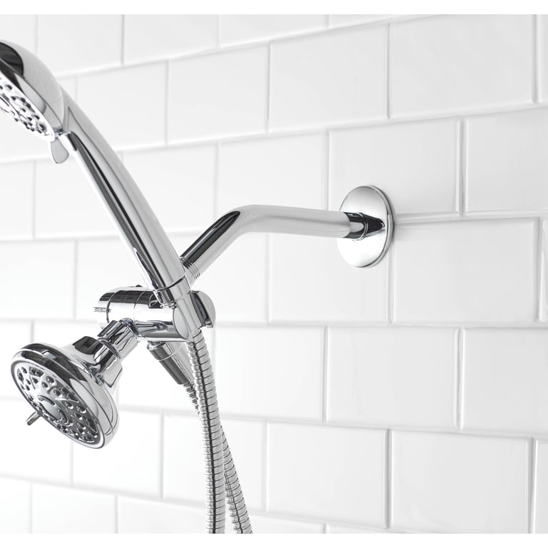 Mainstays 8-Inch Chrome Shower Arm With Flange photo 2