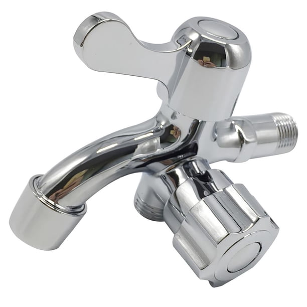 sweethay Multifuncional Single Cold Doble Grifo Eficiente Single Cold Firm Baño Grifo Moderno Fregadero Grifo Acero inoxidable Juego de grifos Accesorios de baño sweethay HA013839-00