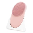 thumbnail image 1 of Limpiador facial de silicona suave resistente al agua con 9 velocidades ajustables y masaje calentado para una limpieza profunda, abrir los poros y promover la introducción de la esencia (rosa), 1 of 5