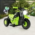 thumbnail image 4 of Gymax 6V Kids Bubble Car Electric Ride on Motorcycle w/ Music Button & LED Headlight Green, 4 of 10