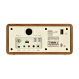 Sangean AM FM Table Top Radio with Bluetooth and AUX, Wooden Cabinet ...