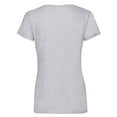 thumbnail image 2 of Fruit of the Loom Womens Valueweight Heather Deep V T-Shirt, 2 of 4