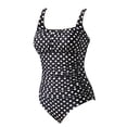 thumbnail image 3 of MKLEKYY Trajes De Baño Mujer Women Floral Printed Straps Jumpsuit Swimsuit Swimwear Bathing Beach Sexy Bikini Swimwear, 3 of 4